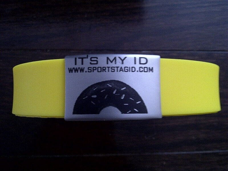 event id bracelets silicone bands, custom ID bands